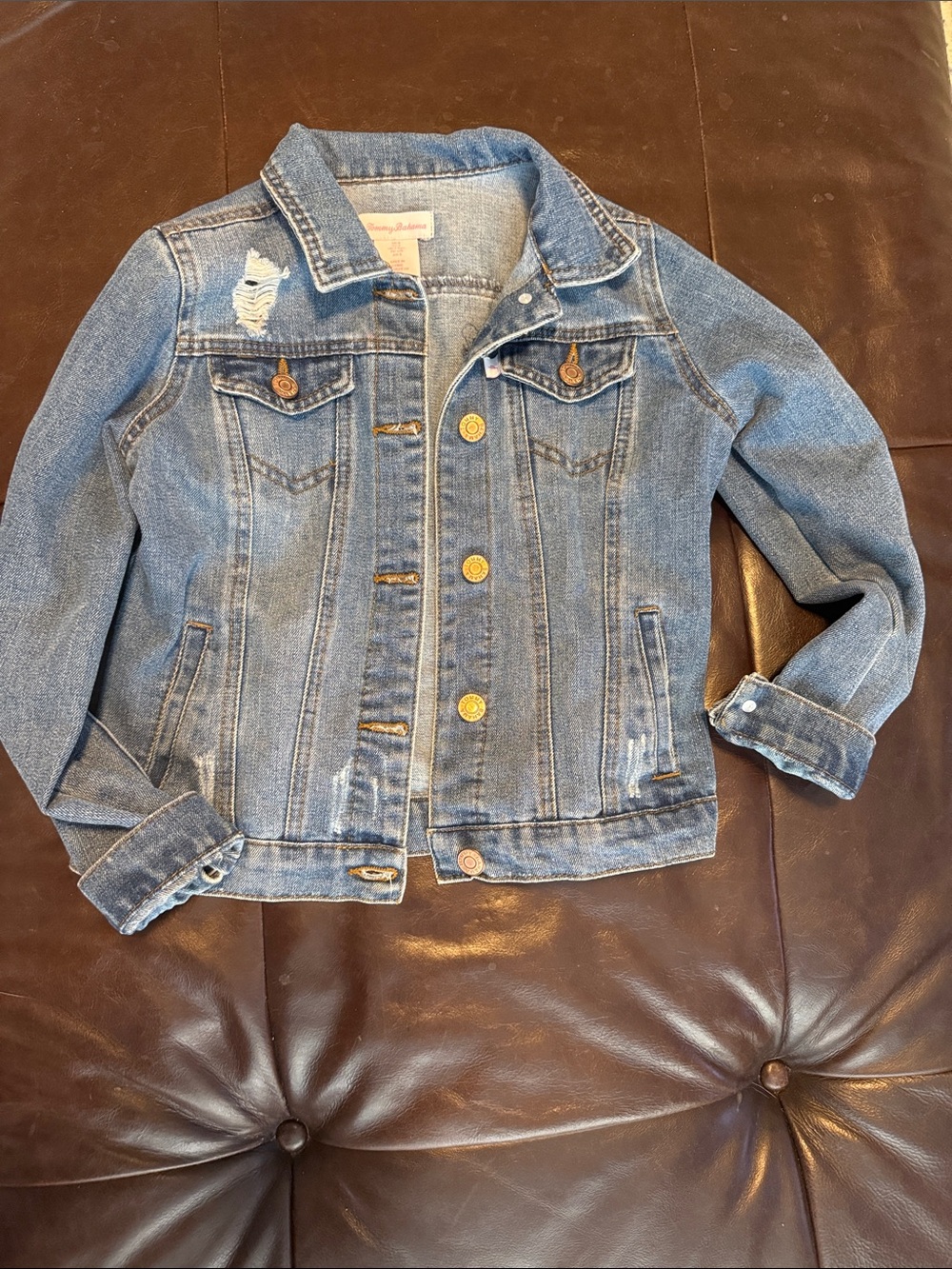 Tommy Bahama Light Blue Denim Jacket for Kids